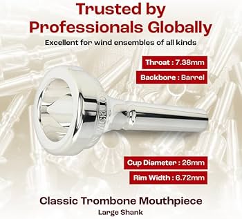 デニスウィック　TB 4AL Denis Wick Classic Series Large Shank Trombone Mouthpiece - 4AL